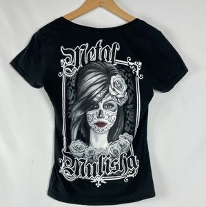 Metal Mulisha sugar skull t-shirt